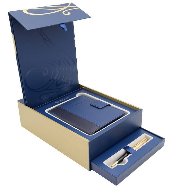 Długopis Waterman Carene czarny GT z etui